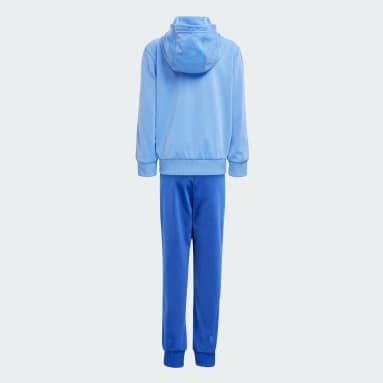 Survêtement brillant à 3 bandes Essentials (Non genré) Bleu Enfants 4-8 Years Sportswear