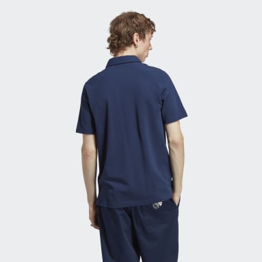 남성 originals Blue 블로크팝 폴로 셔츠