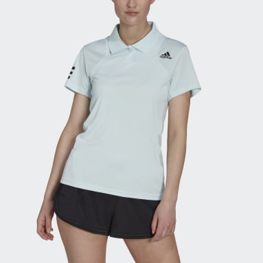 Dam Tennis Blå Club Tennis Polo Shirt