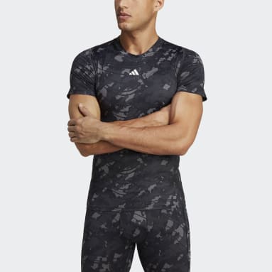 T-shirt de Treino Techfit Preto Homem Ginásio E Treino