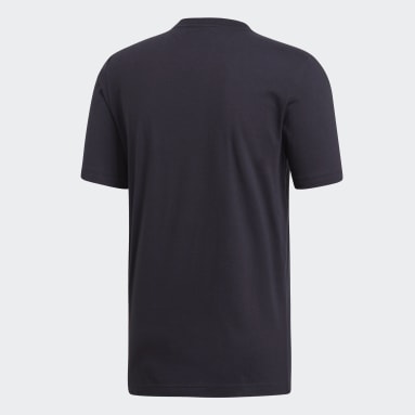 T-shirt Essentials Plain Nero Uomo Sportswear