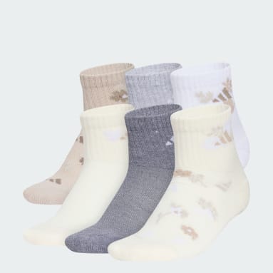 Girl's Cushioned Graphic 6-Pack Quarter