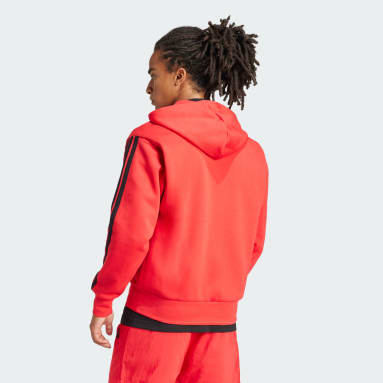 Essentials 3-Stripes Fleece Hoodie