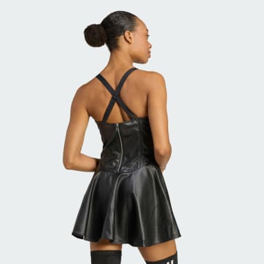 adidas x Jeremy Scott Faux-Leather Dress