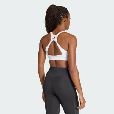 Optime Workout 3-Stripes Medium Support Bra