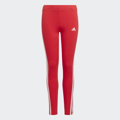 Κορίτσια Sportswear Κόκκινο adidas Essentials 3-Stripes Leggings