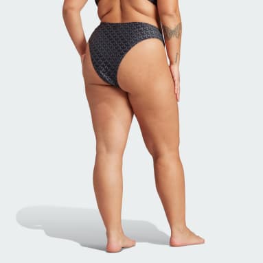 Originals Monogram Bikini Bottoms (Plus Size) Czerń