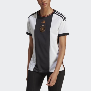 Women Football White 독일 22 홈 저지
