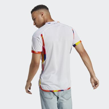 Heren Voetbal wit België 22 Uitshirt