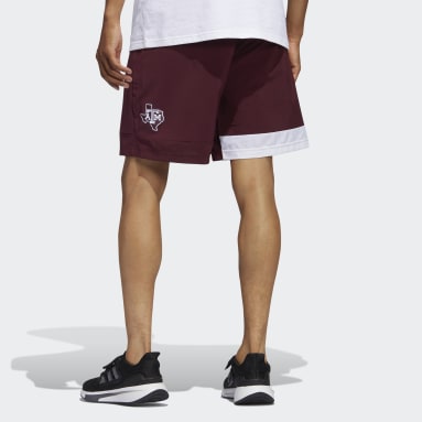 Men's Sportswear Red Stadium Training Shorts with Pockets