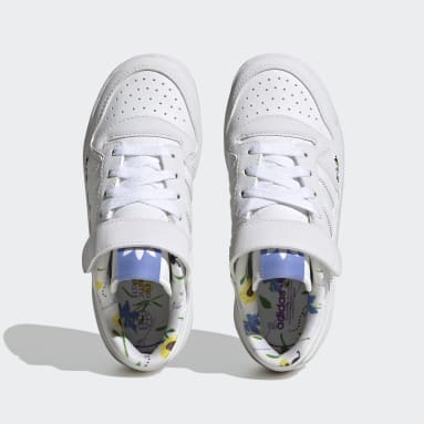 Chaussure Forum Low blanc Enfants 4-8 Years Originals