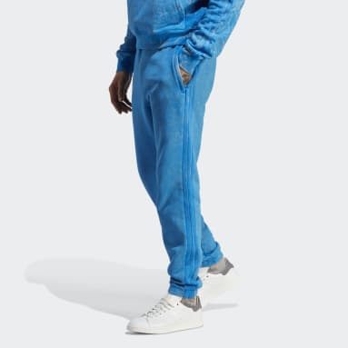 Spodnie Blue Version Washed Niebieski