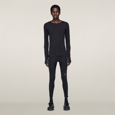 【Adidas コリア】 Y-3 Running Leggings adidas Y-3 Running Tights - Black | Free Shipping with