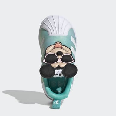 Tenis Superstar 360 Disney Turquesa Niño Originals