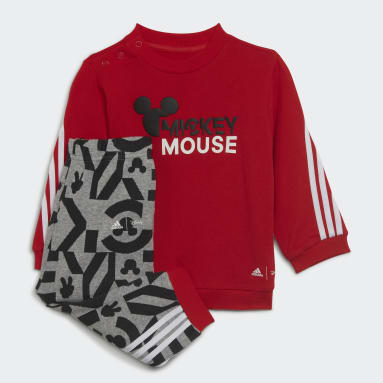 Conjunto adidas x Disney Mickey Mouse Rojo Niño Sportswear