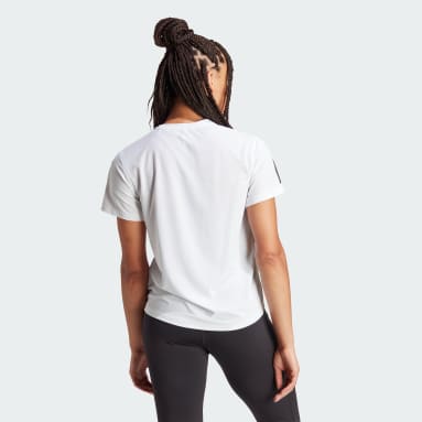 Frauen Running Own the Run T-Shirt Weiß