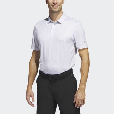 Mænd Golf Hvid Ultimate365 Allover Print Golf polotrøje