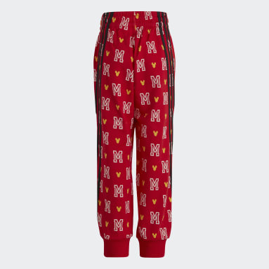 Pantaloni adidas x Disney Mickey Mouse Rosso Bambini Sportswear