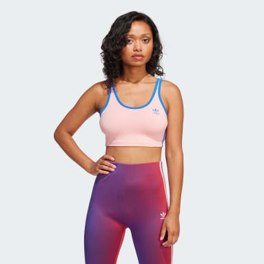 Áo Bra Top 3 Sọc Adicolor