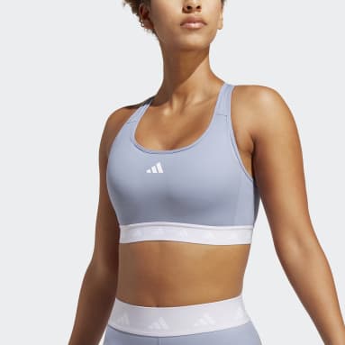 Women Gym & Training Purple Powerreact Training Medium-Support Techfit Bra
