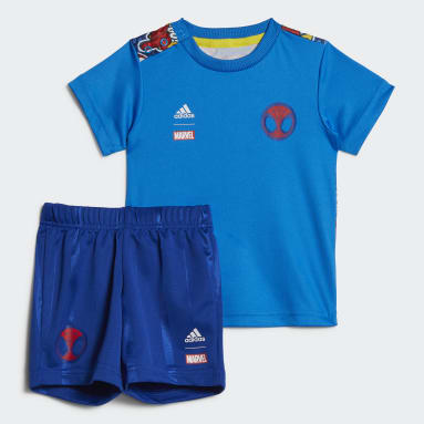 Conjunto de Verão Spider-Man adidas x Marvel Azul Criança Sportswear
