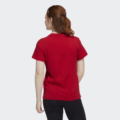 Women's Sportswear Red Playmaker Short Sleeve Tee