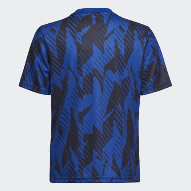 Camiseta de Calentamiento Argentina Azul Niño Fútbol