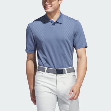 Men Golf Blue Ultimate365 Tour Primeknit Polo Shirt