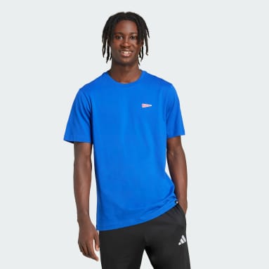 Vimpel kant grafisk t-shirt