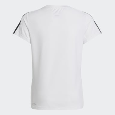 Polo de Entrenamiento Train Essentials AEROREADY 3 Tiras Ajuste Ceñido Blanco Niña Sportswear