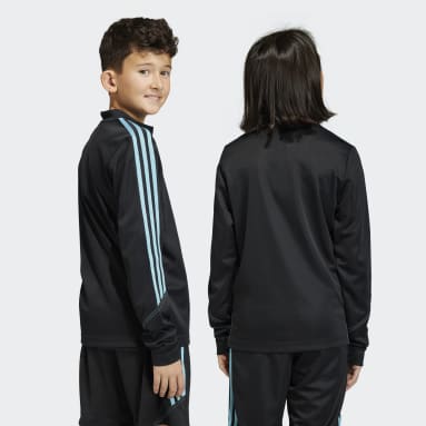 Sudadera entrenamiento Tiro 23 Club Negro Niño Fútbol