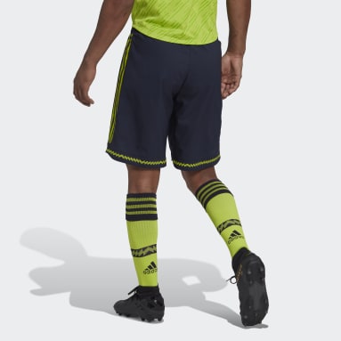 Männer Fußball Manchester United Ausweichshorts Authentic Blau
