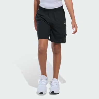 Elastic Waistband Woven Cargo Ripstop Shorts