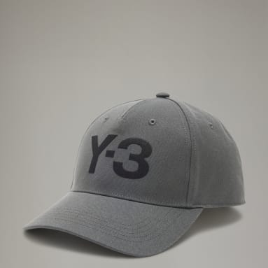 y_3 Grey Y-3 LOGO CAP