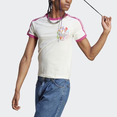 PRIDE RM 3-Stripes T-skjorte Hvit