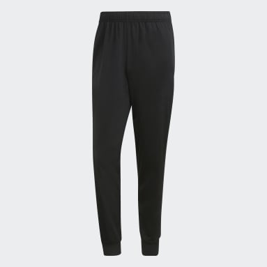 Pantalon de survêtement Primegreen Essentials Warm-Up Tapered 3-Stripes noir Hommes Essentials