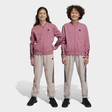 Kinderen Sportswear roze Future Icons 3-Stripes Trainingspak
