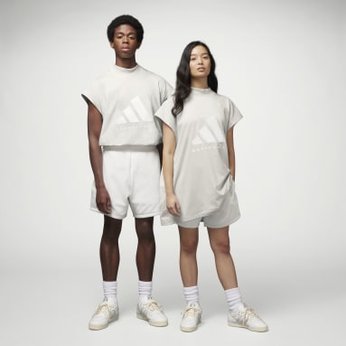 Polera Sin Mangas adidas Basketball 001_ Beige Basketball