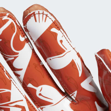 Men's Football Orange Adizero Spicy Speed Gloves
