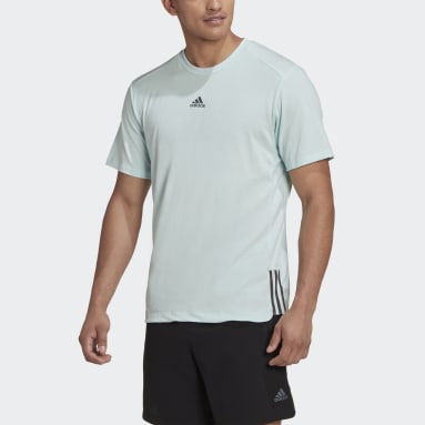 Remera de Yoga AEROREADY Azul Hombre Training