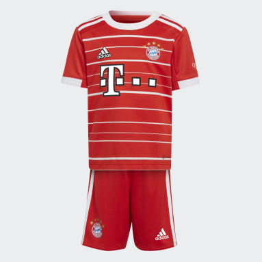 Mini kit Domicile FC Bayern 22/23 Rouge Enfants Football