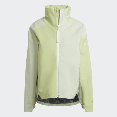 Chaqueta Terrex CT MYSHELTER RAIN.RDY Colorblock Verde Mujer TERREX