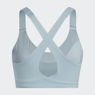 Top Deportivo de Running FastImpact Luxe Soporte Alto Plomo Mujer Training