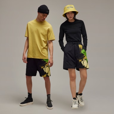 Lifestyle Black Y-3 Placed Graphic Shorts