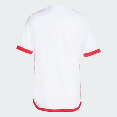 Camisa 2 CR Flamengo 24/25 Infantil Branco Meninos Futebol