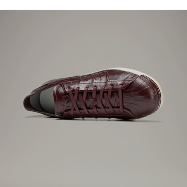 Y-3 Burgundy Y-3 Superstar