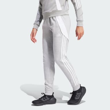 adidas Loungewear Sweat Pants - Grey, Women's Lifestyle