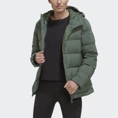 Γυναίκες Sportswear Πράσινο Helionic Hooded Down Jacket