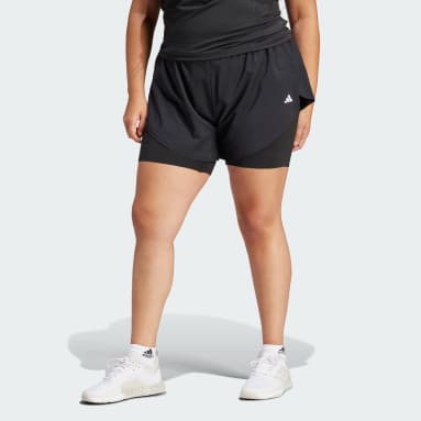 Black adidas Womens Adizero Two-in-One Shorts - Get The Label