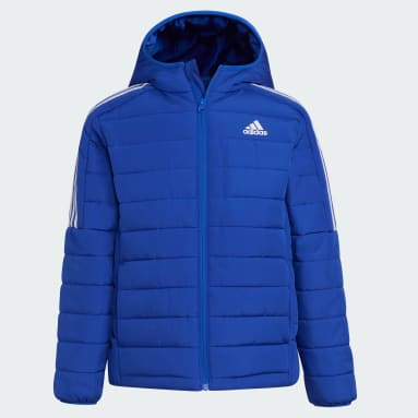 Youth Lifestyle Blue Classic Puffer Jacket Kids